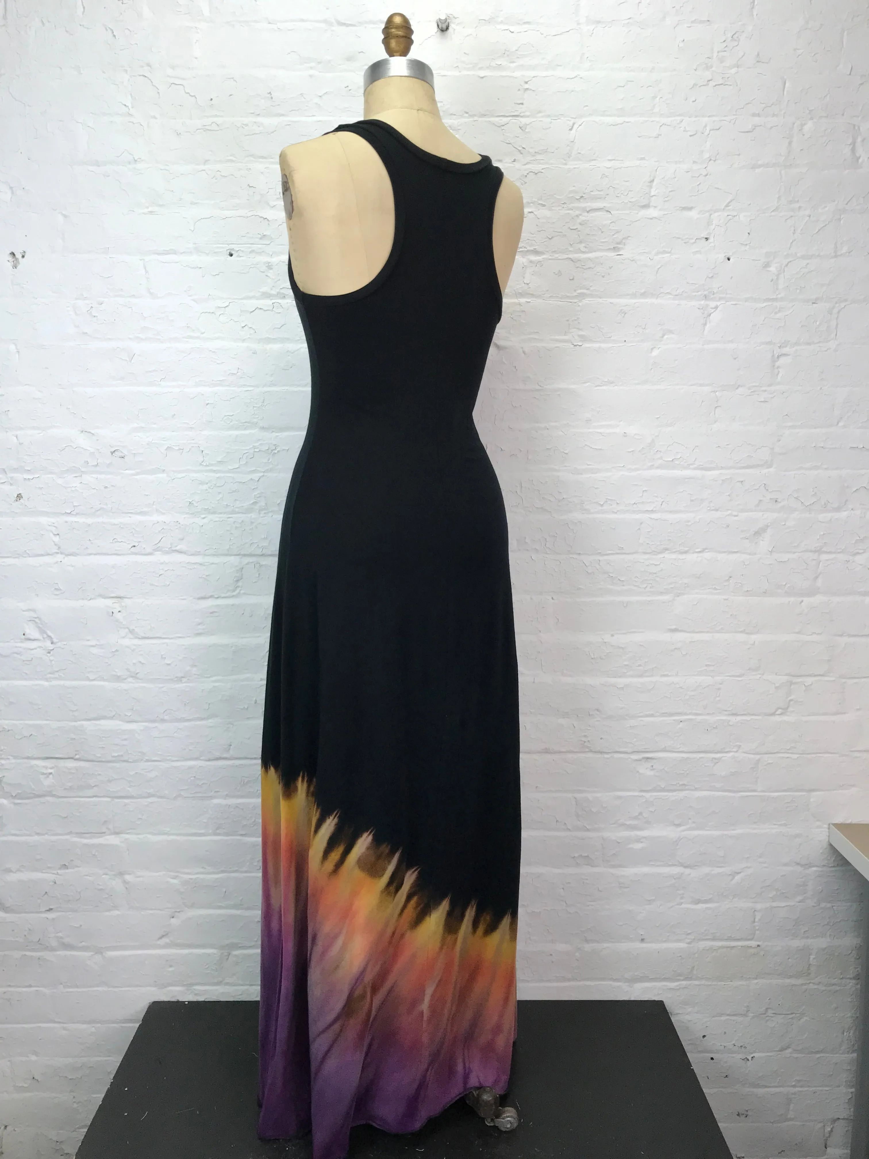 Roxy Racerback Maxi Tank Dress in Chili Pepper Drift