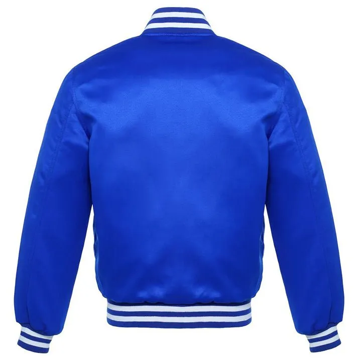 Satin - Royal/White Trim Jacket