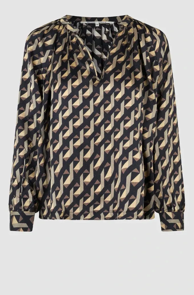 Second Female Hopi Blouse in Geo Print