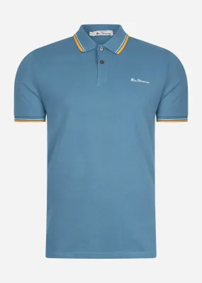 Signature polo - blue shadow