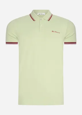 Signature polo - pistachio