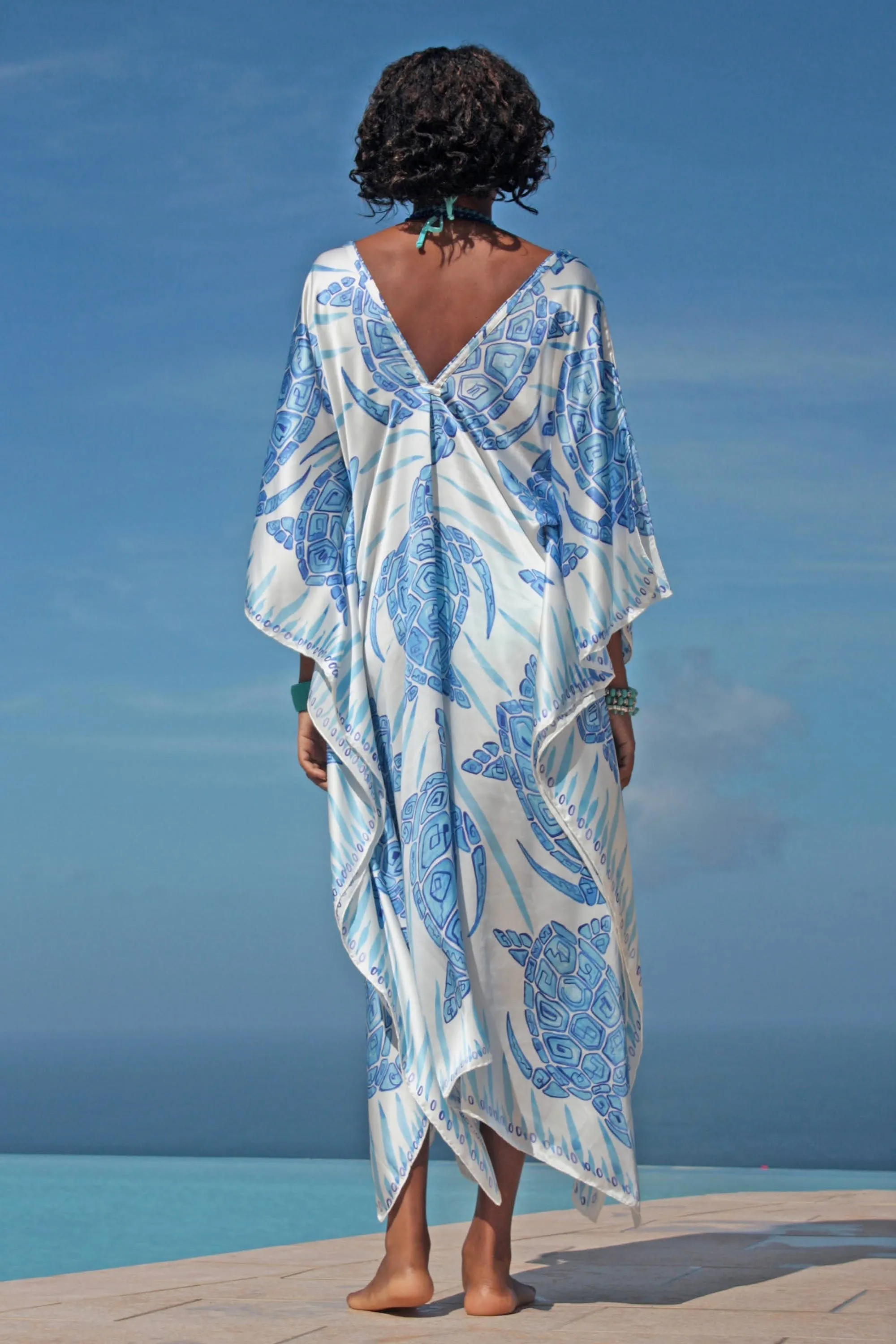 Silk Lea Kaftan TURTLE