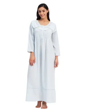 Soft Cotton Victorian Maxi Dress