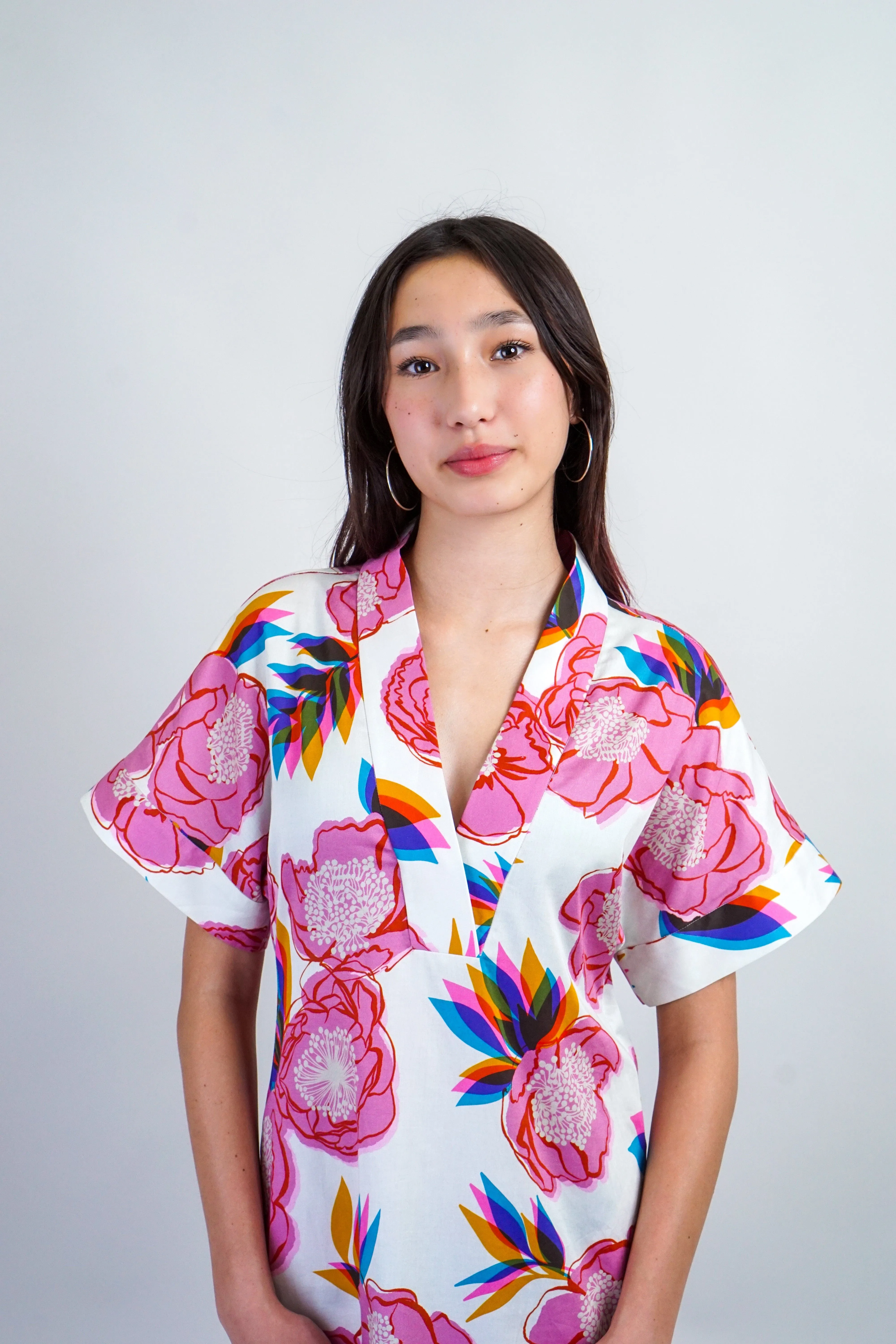 Summer Garden Kimono Kiko Maxi Dress
