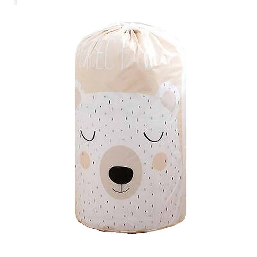 US Large Drawstring Storage Bag Anti Dust Clothes Blanket Quilt Organizer Pouch
