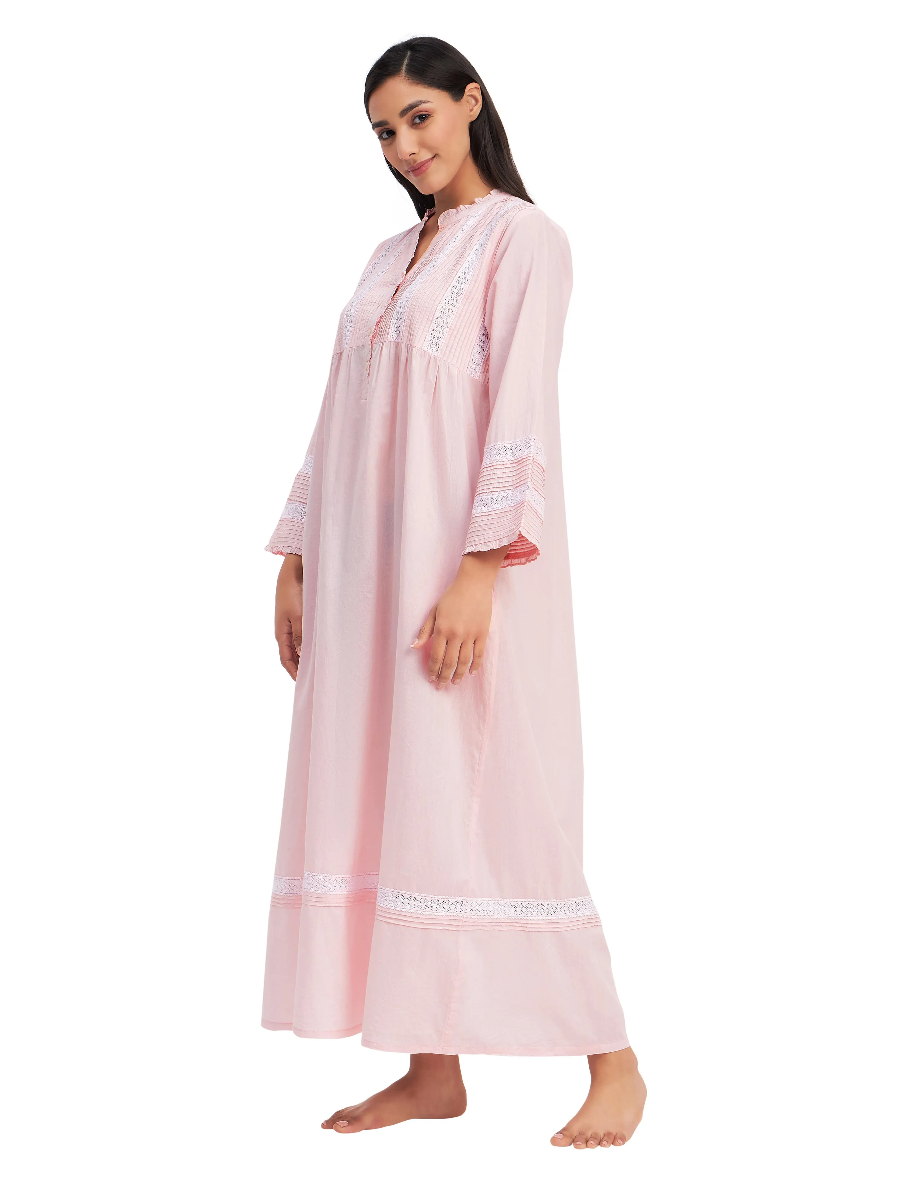Victorian Pure Cotton Maxi Dress