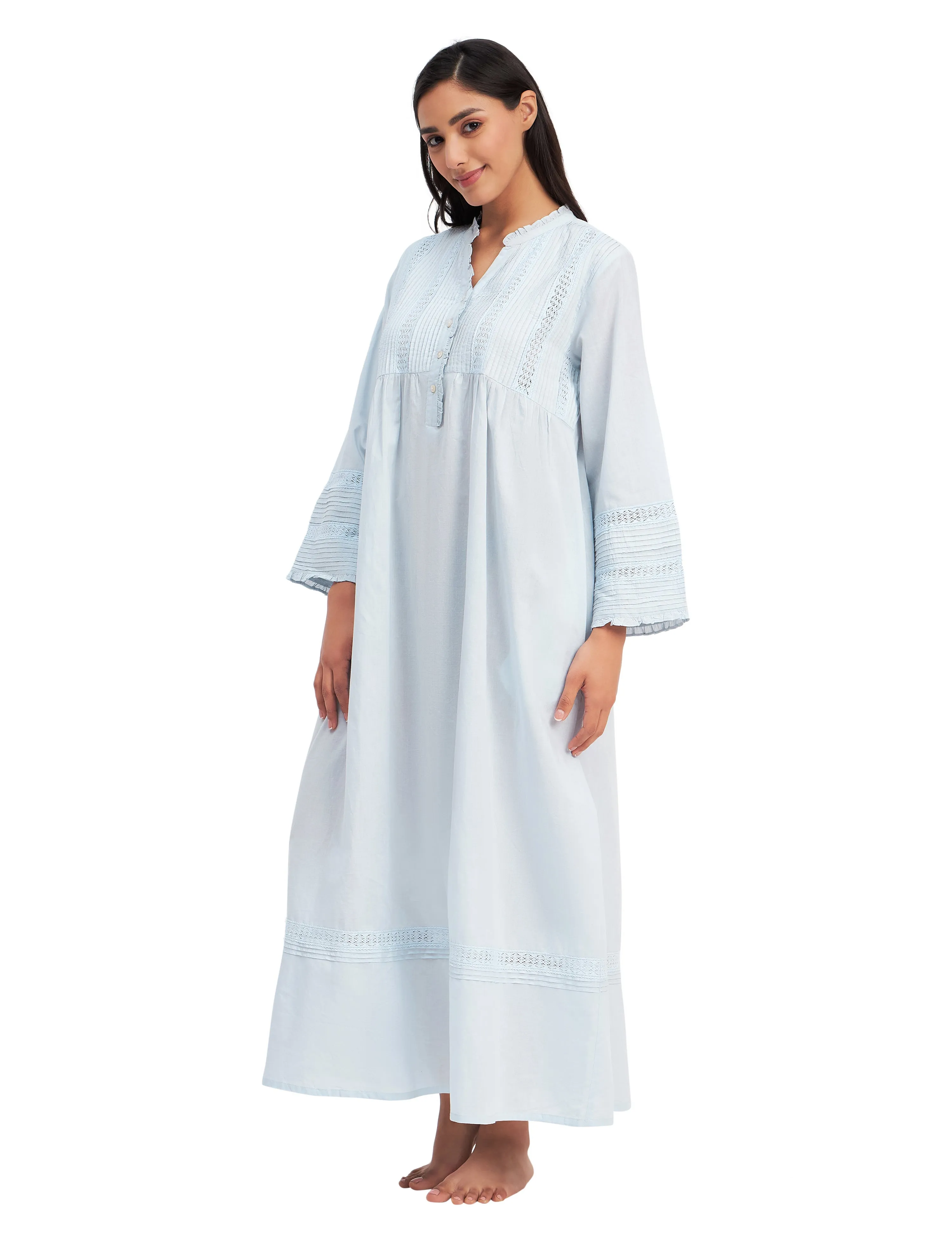 Victorian Pure Cotton Maxi Dress