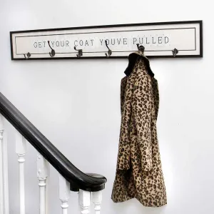 Vintage Playing Cards GET YOUR COAT YOUVE PULLED Coat Hook Rack