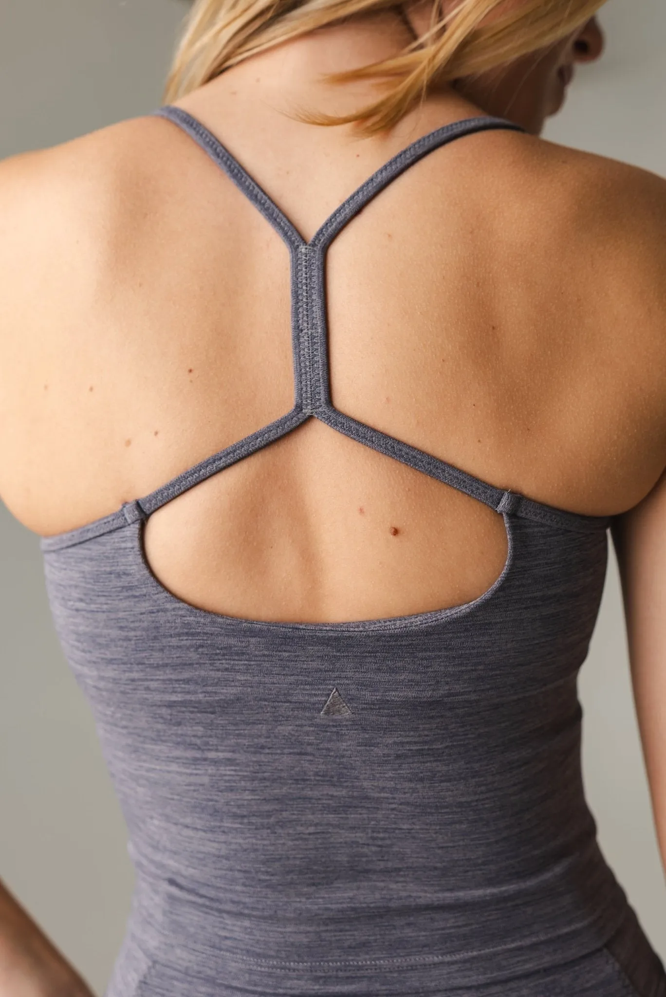 Vitality Daydream Stitch Racer Tank - River Rock