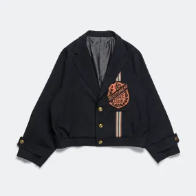 Wool Serge TODOTERRENO Drizzler Suit JKT - Navy