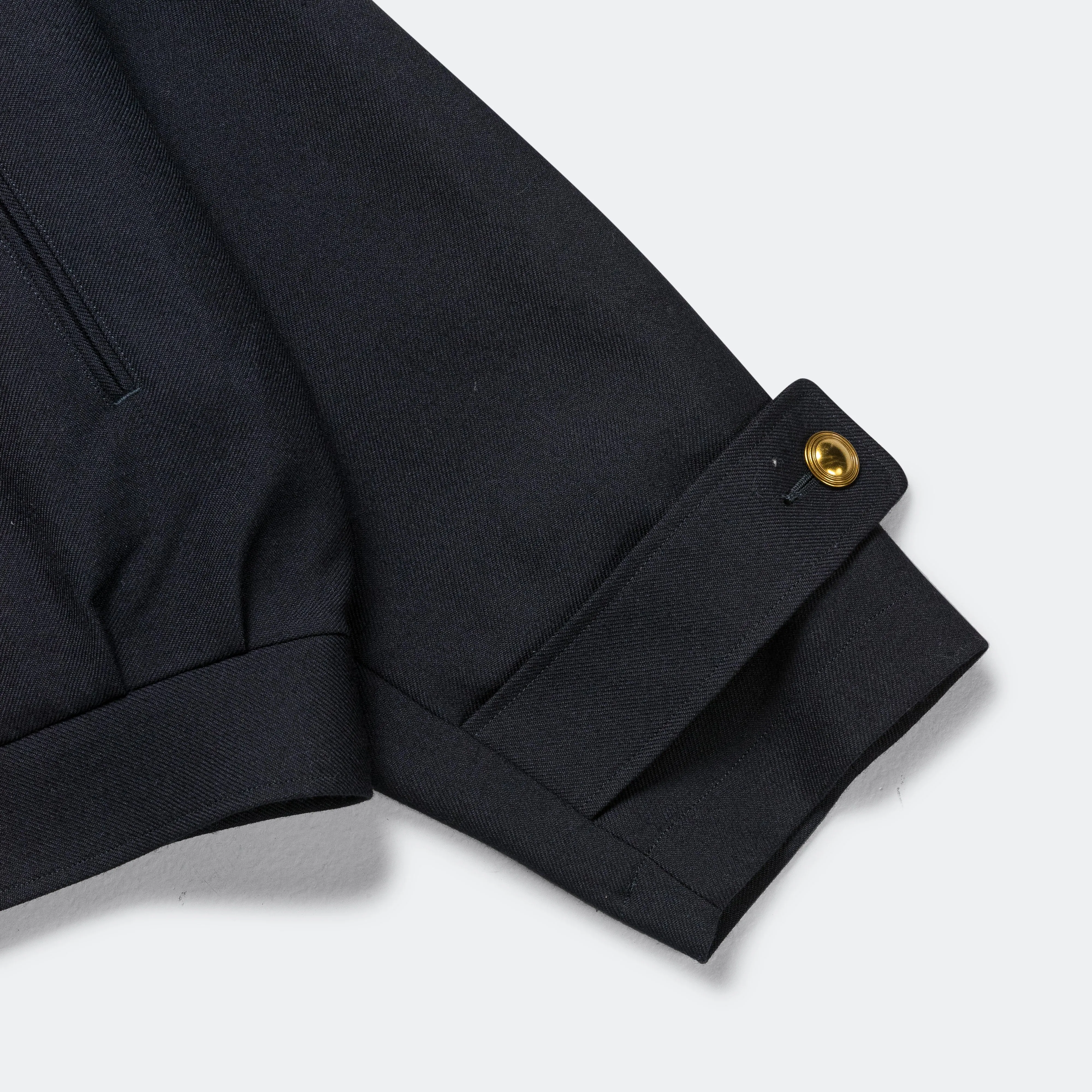 Wool Serge TODOTERRENO Drizzler Suit JKT - Navy